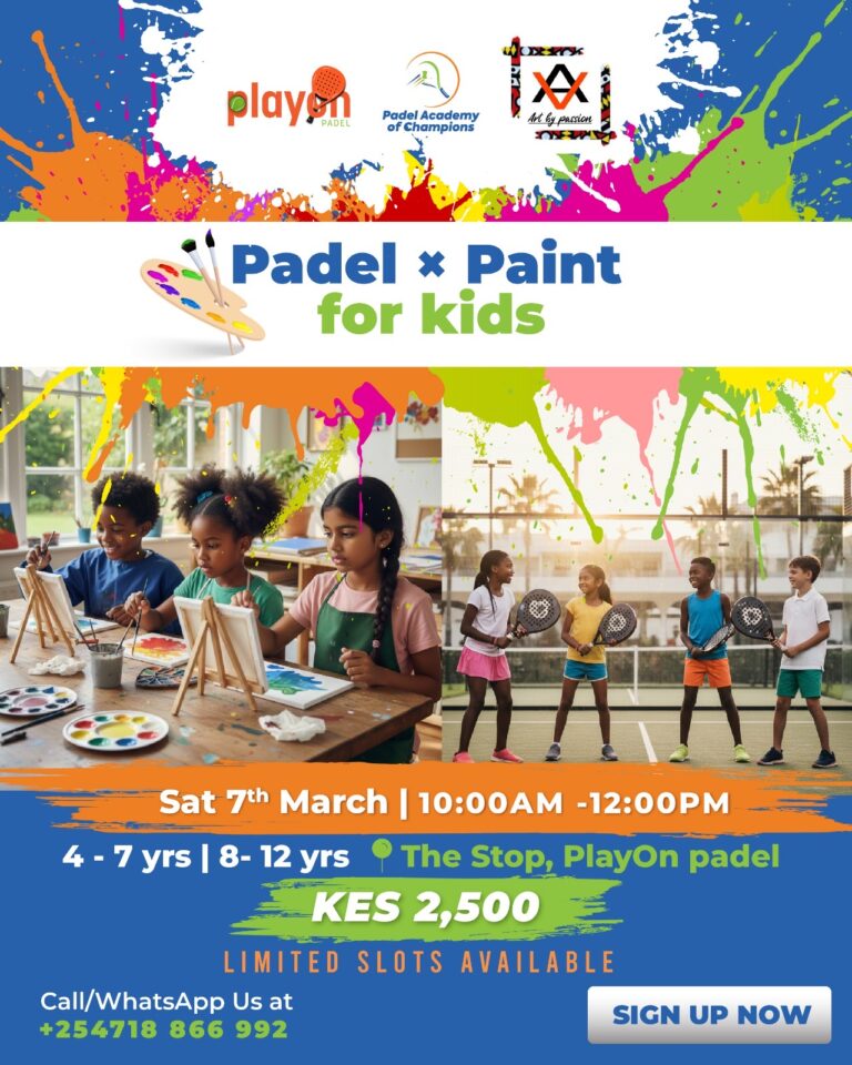 Kids Padel & Art Day in Nairobi